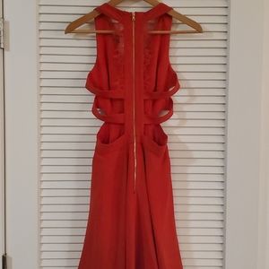 Bebe X Naven Dress Red